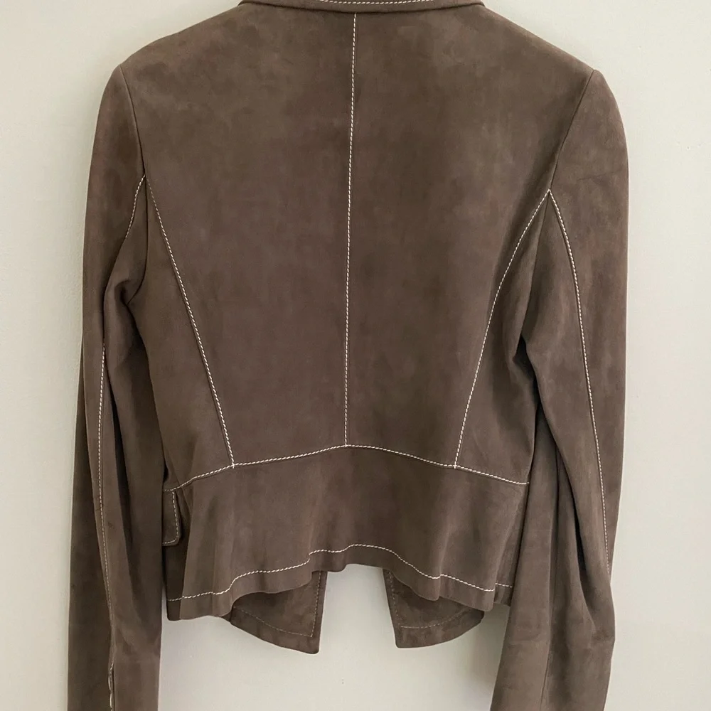 Vintage Prada Suede Blazer Jacket - Picture 5 of 7